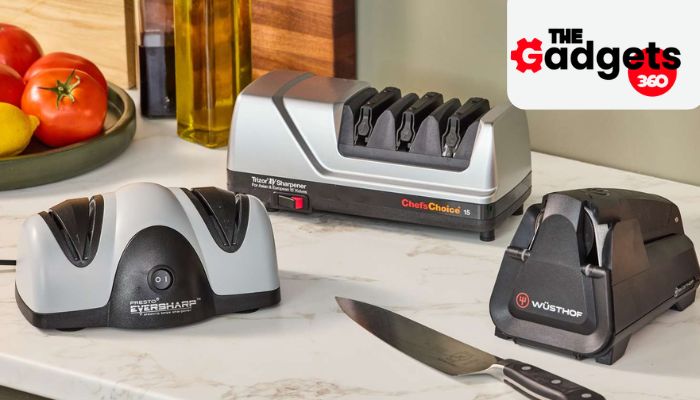 Electric knife sharpener