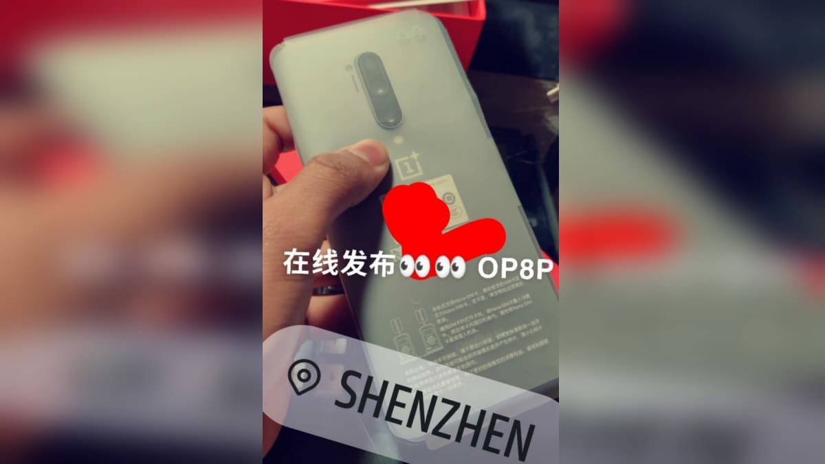 OnePlus 8 Pro Hands-On Photo Leak Shows Quad Rear Cameras, Familiar Design