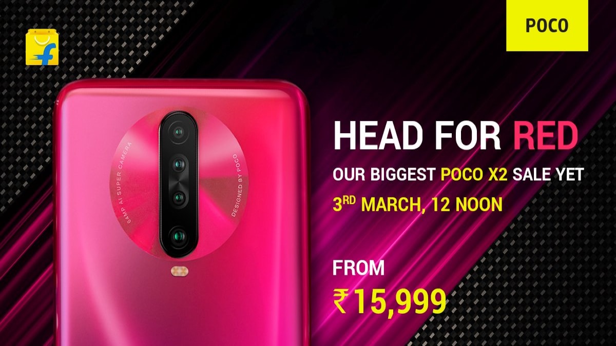 Poco X2 to Go on Sale on March 3 in Biggest Ever Sale, Exclusively for Phoenix Red Variant